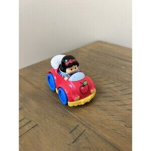 Fisher Price Little People Wheelies Disney Snow White Red Apple Car 2012